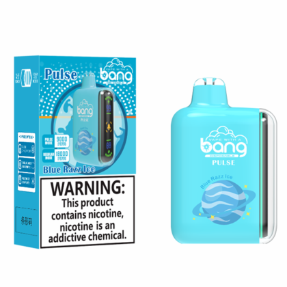 Bang Pulse 18000 Puffs Disposable Vape Blue Razz Ice