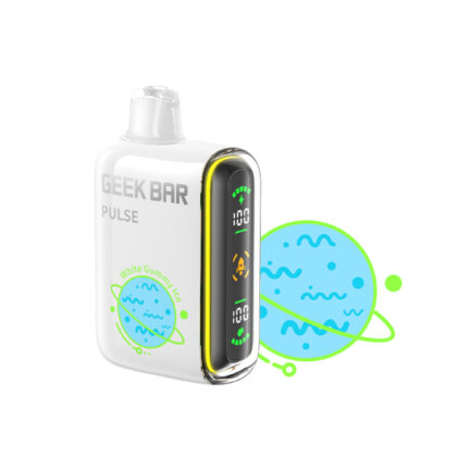 Geek Bar Pluse 15000 soffi usa e getta Vape White Gummy Ice