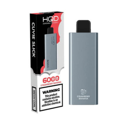 Hqd Cuvie Slick 6000 Vape usa e getta Fragola Banana