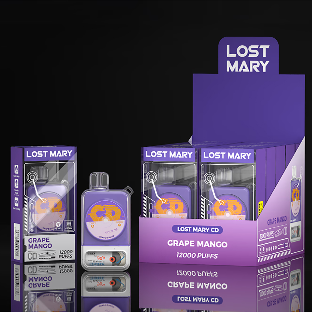 Pacote de produtos Vape descartáveis Lost Mary CD 12000 Puffs