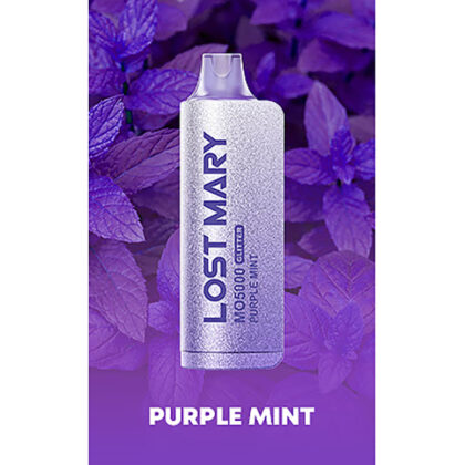 Lost Mary MO5000 Vape descartável Menta roxa